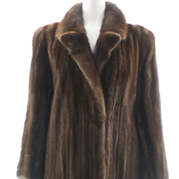 Fabrizio Jackets & Blazers - FABRIZIO FULL-LENGTH MINK COAT SIZE SMALL